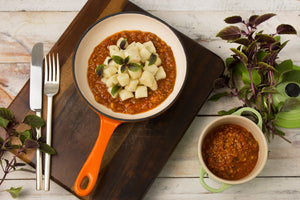 GNOCCHI DE BATATA COM CHIA