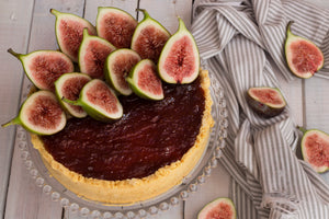 TORTA DE FIGOS E PISTACHE