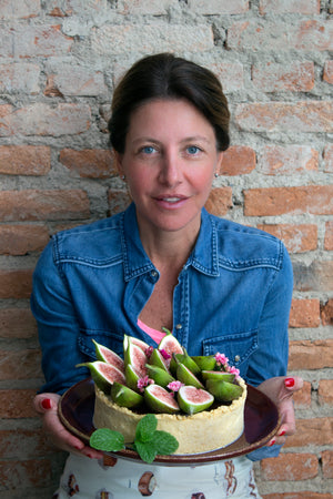 TORTA DE FIGOS E PISTACHE
