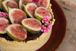 TORTA DE FIGOS E PISTACHE